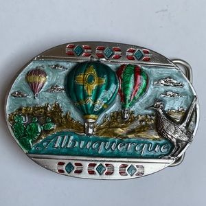 Albuquerque New Mexico Balloon Fiesta Belt Buckle